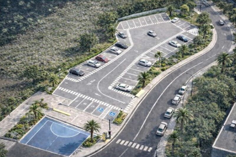 Santa Cruz aprueba ampliar los aparcamientos junto al polideportivo de San Gerardo