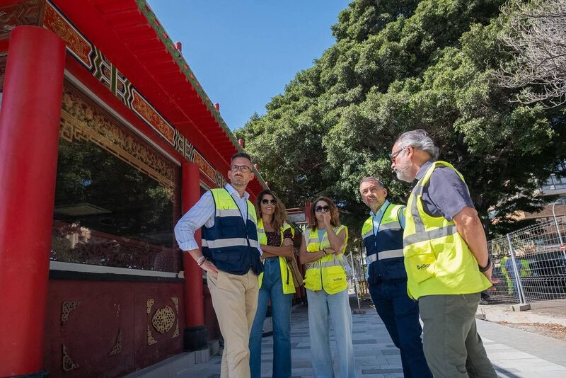 Santa Cruz avanza en la renovación integral del paseo de la avenida de Anaga